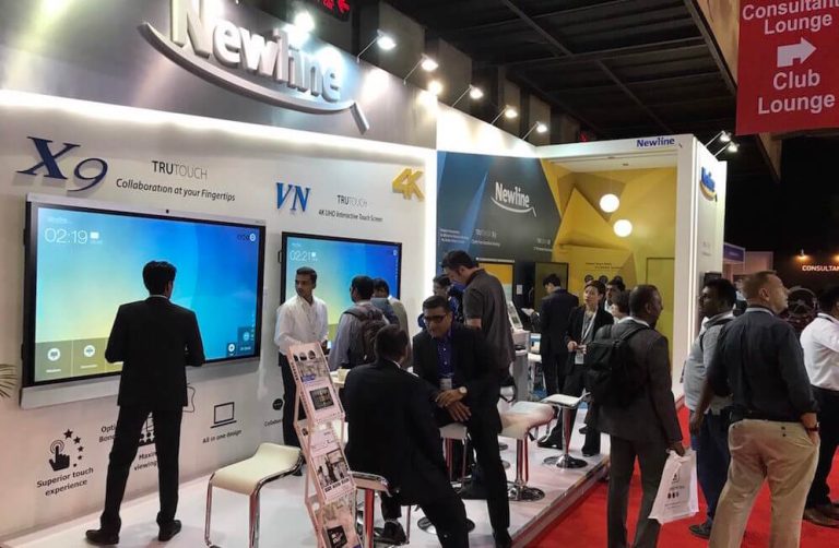 Scopri di più sull'articolo Debut of Newline’s collaboration display at InfoComm India 2017