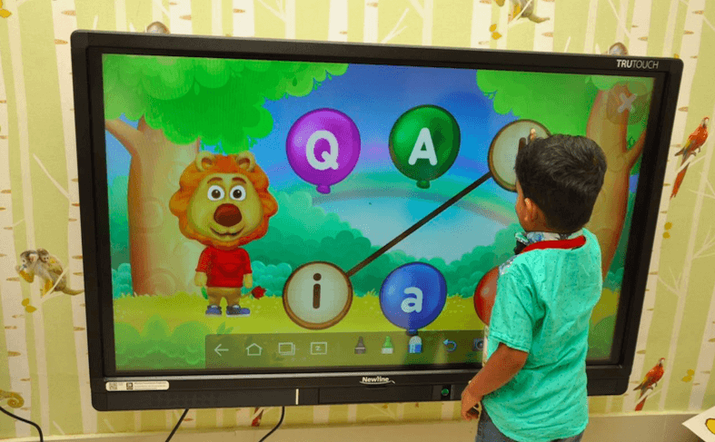 touch screen display for education