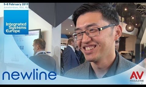 ISE 2019: Newline Z55 turns on when you walk into a meeting room
