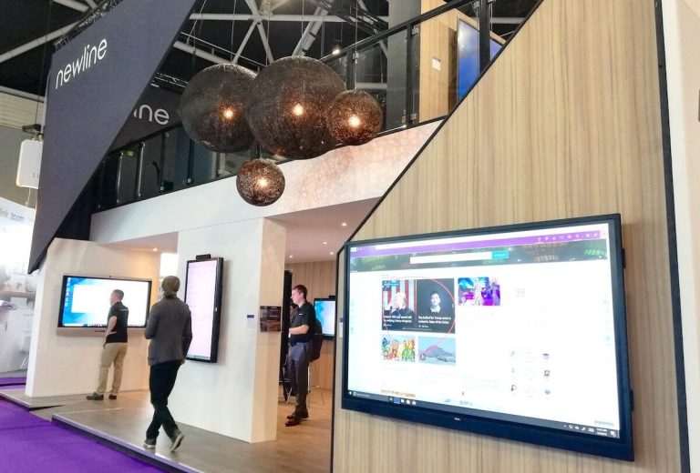 Scopri di più sull'articolo Newline’s brand-new look wowed crowds at ISE 2019