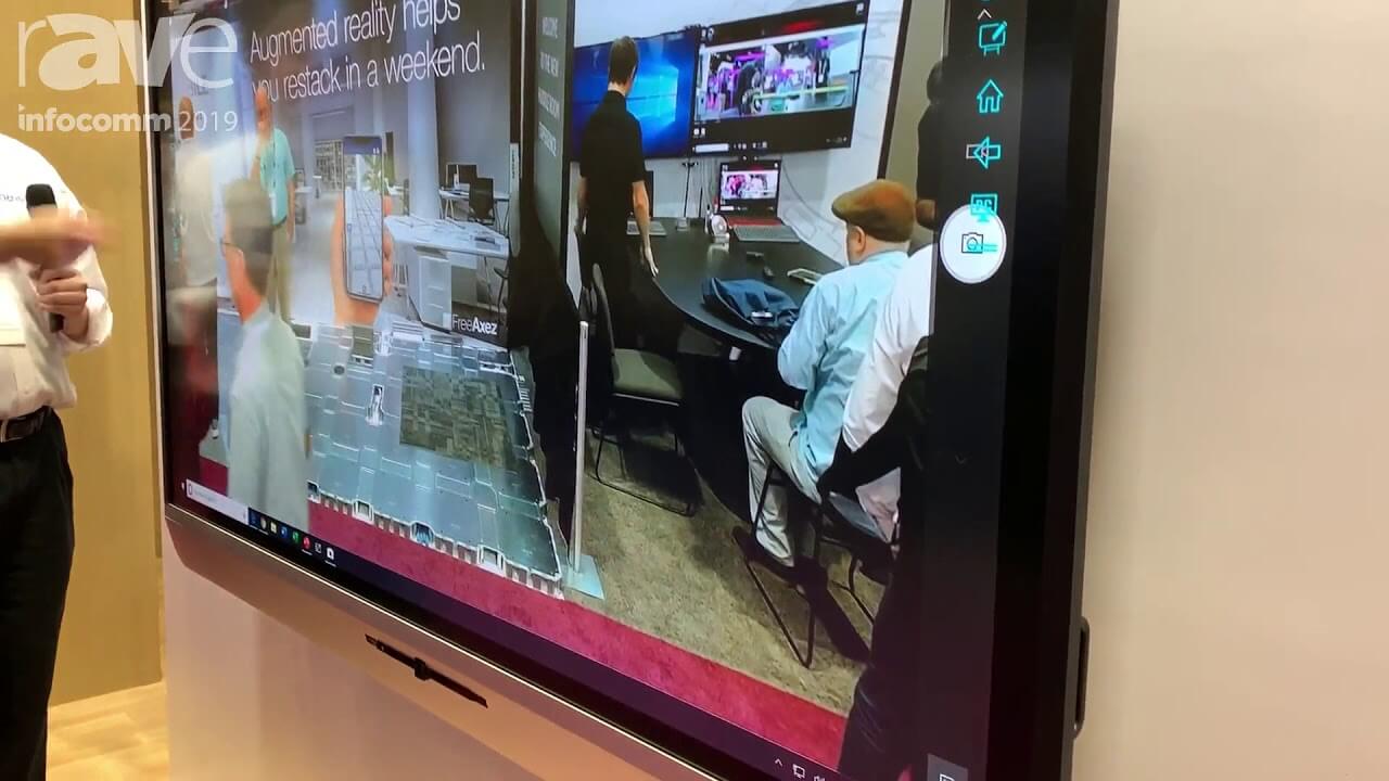 InfoComm 2019 Newline Interactive Showcases X9 Interactive Display With Integrated Dual Cameras