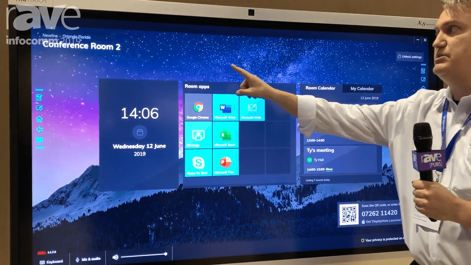 Read more about the article Infocomm 2019: Newline Demos Launch Control