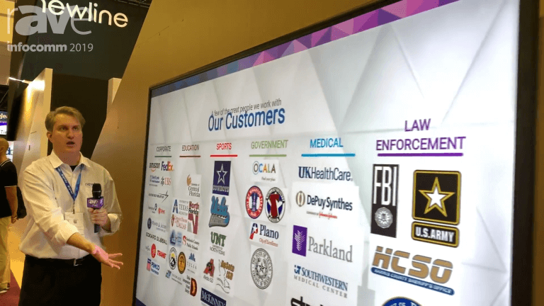 Read more about the article Infocomm 2019: Newline Demos NT Series Non Touch Display