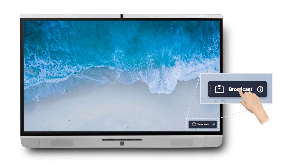 newline BroadCast provides a quick and hassle-free way to share your screen