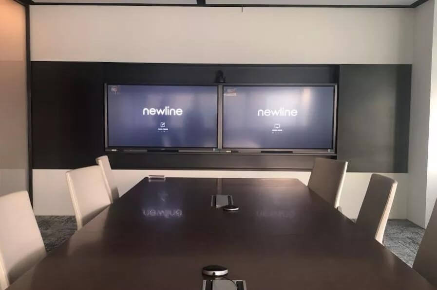 Meeting room with interactive display | Newline