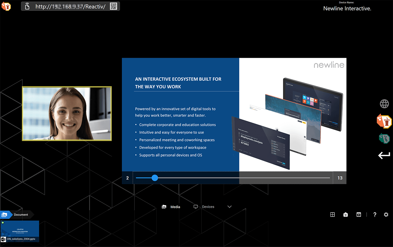 Reactiv Connect webcam