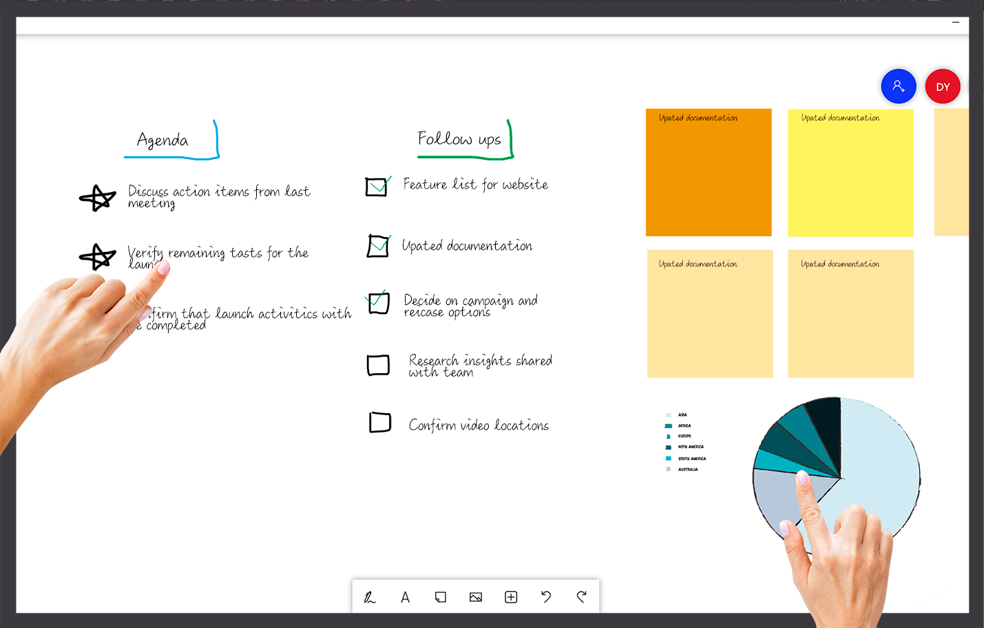 Corporate Windows and Android Display