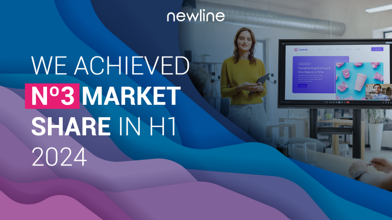 Read more about the article Newline Interactive Secures Top 3 Position in Europe for Interactive Displays after H1 of 2024