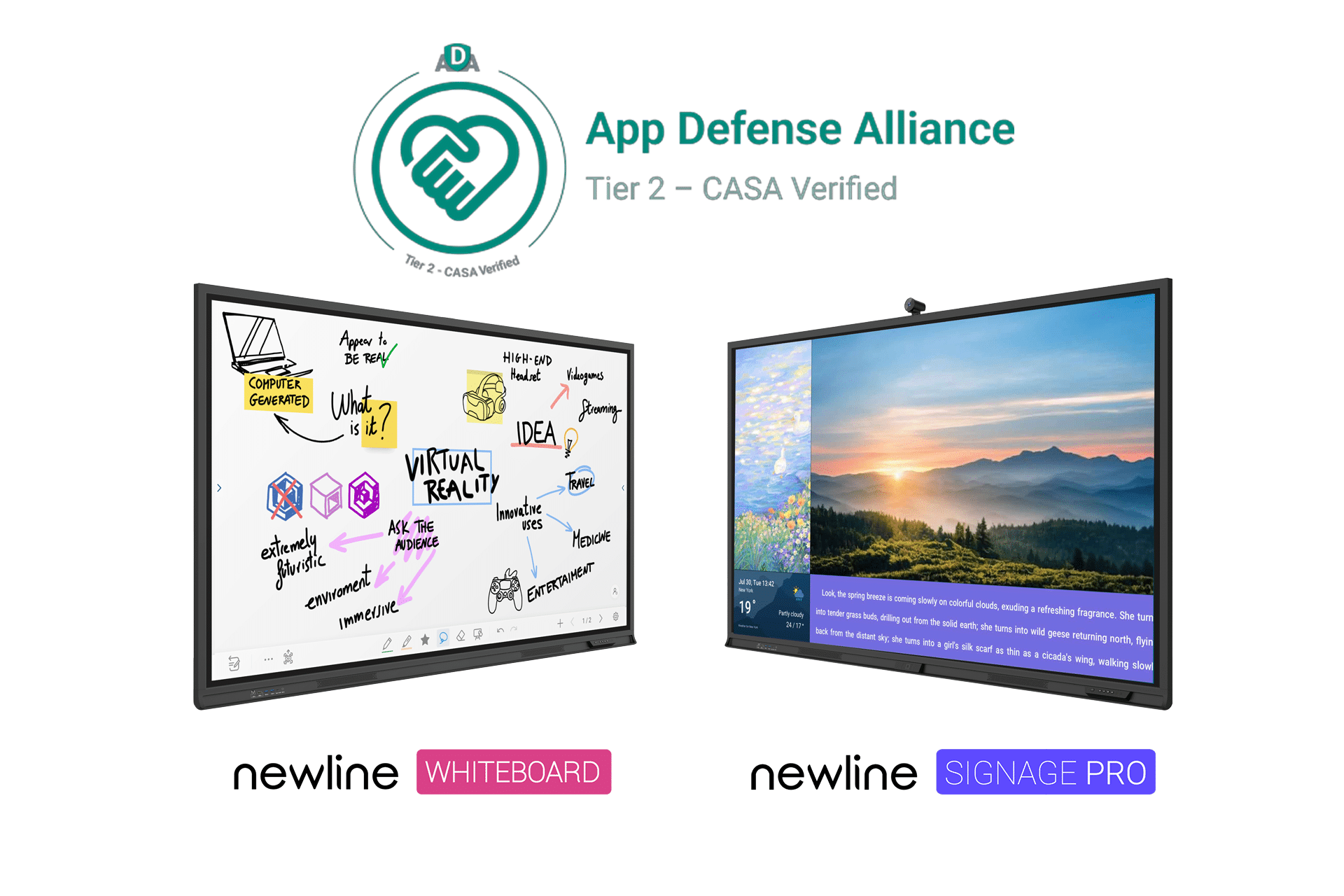 You are currently viewing Newline Interactive Achieves CASA Tier 2 Certification for Whiteboard and Signage Pro