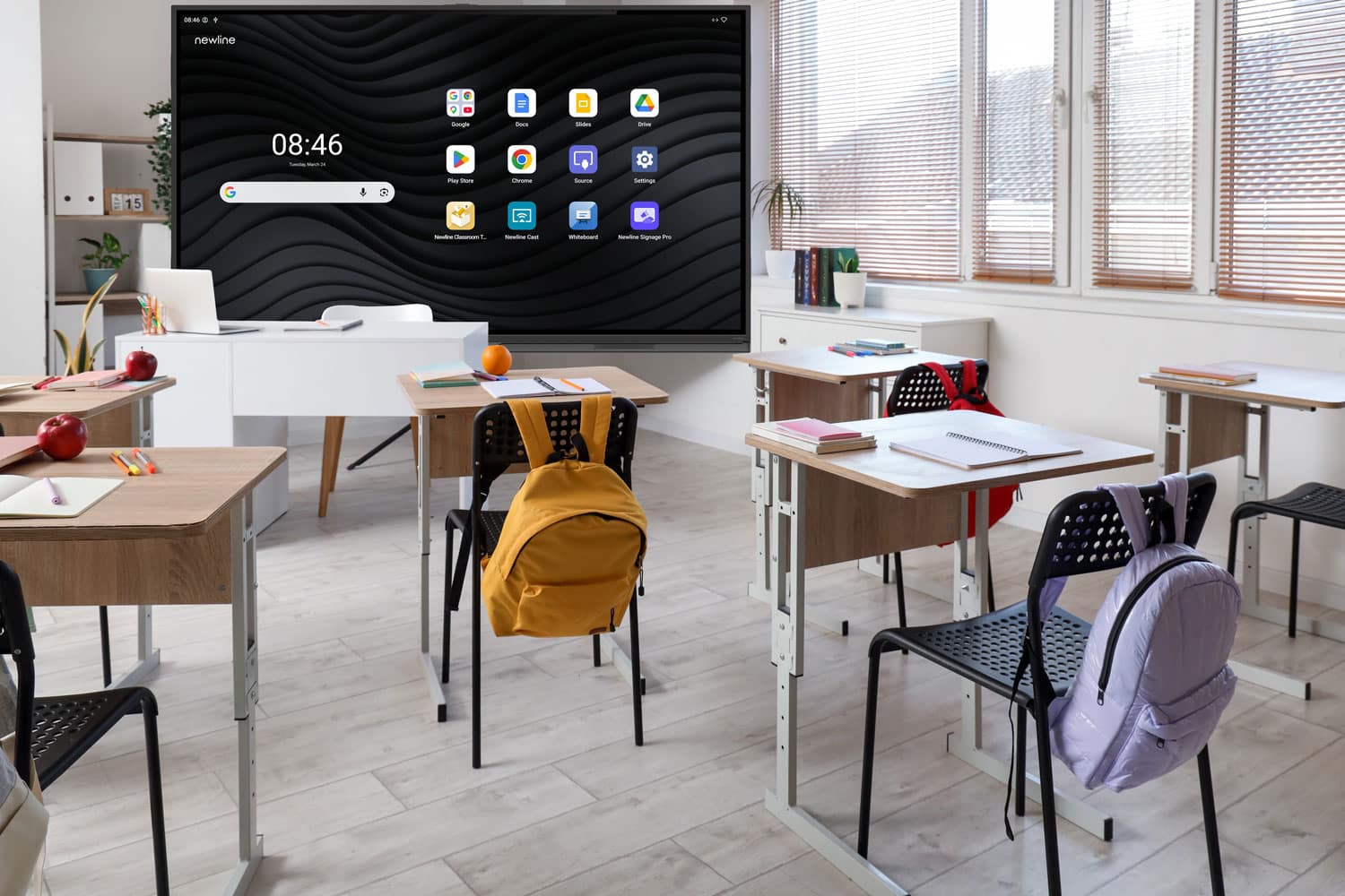 Du betrachtest gerade Interaktive Displays im Klassenzimmer: Technologie mit pädagogischem Mehrwert in Zeiten kontroverser Debatten