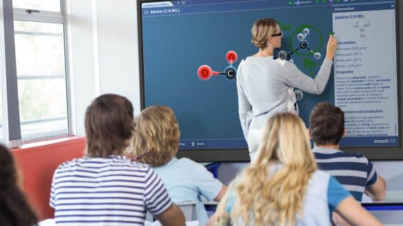 Teacher teaching students in class 458728